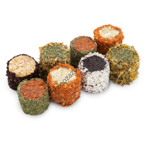 Лакомство за Гризачи, рула от зеленчуци, билки и цветя 190 гр. - JR FARM Sushi-Rolls 